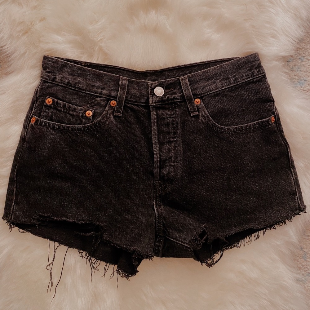 Levi’s 501 Black Jean Shorts